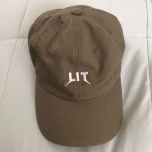 “Lit” cap